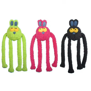 New Designer Swing Rabbit Dog Chew Toys Squeaky Dog Toys Plush Toys <b>Stuffed</b> <b>Animal</b> with Long Legs for Small Medium <b>Large</b> Dog - Product Image 1