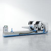 Nouvelle Scie de découpe CNC à double tête 3 axes pour aluminium, à angle variable, avec machine CNC pour fenêtres, modèle 2025