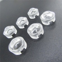 Mini lentille LED 13 mm 1W 3W en acrylique PMMA convexe 15 30 45 60 90 100 degrés pour réflecteur de carte PCB LED IR CCTV et support collimateur