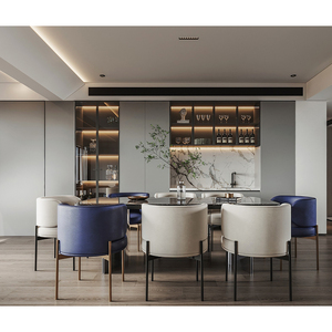 Meubles de chambre à coucher de luxe modernes de première qualité pour penthouse, ensemble complet de chambre à coucher pour hôtel 5 étoiles avec lit king size - Product Image 3