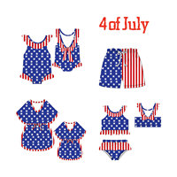 Trajes de Baño Personalizados para Niños 2023, Ropa de Playa para Niños, Traje de Baño de Boutique para Niños, Bikini para Niñas, Traje de Baño de Dos Piezas OEM