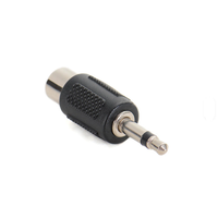 Neuer Bestseller: Schwarzer RCA-Lotus-Buchsenstecker auf 3,5-mm-Stereo-Klinkenadapter für den Innenbereich