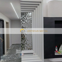 CL22 Feuille d'ondulation de l'eau en acier inoxydable Matériau décoratif durable 304 316 Parfait pour les intérieurs de luxe Plafond carré d'hôtel