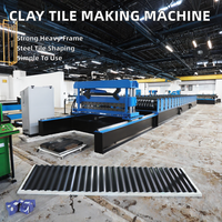 Machine automatique de fabrication de tôles de toiture ondulées en acier coloré 988 avec moteur à engrenages et roulement pour toiture (380V/440V/220V)