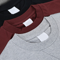 T-shirt régulier d'été populaire pour hommes t-shirts à manches courtes décontractés à épaules tombantes personnalisés en gros