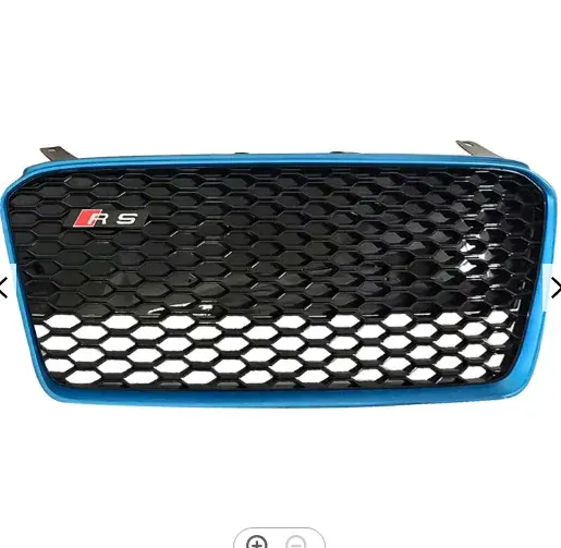 New Style ABS Auto Kühlergrill Kühler Waben grill RS Style Blue Facelift Mesh Kühlergrill Für Audi R8 2014-2016