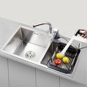 Escurridor flexible de acero inoxidable, <span class=keywords><strong>cesta</strong></span> de desagüe <span class=keywords><strong>para</strong></span> <span class=keywords><strong>fregadero</strong></span> - Product Image 3