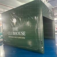 Tente de simulation de golf gonflable d'extérieur personnalisée étanche à l'air, écran de cinéma gonflable, tente de cinéma gonflable, vente chaude