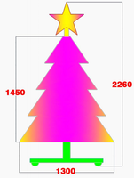 Arbre de Noël LED personnalisé pour centre commercial, arbre numérique rétractable en couleur, attire les clients, stimule les ventes