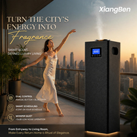 Diffuseur d'arômes d'air commercial HVAC de 500 ml, système de diffusion de parfum sans fil, petit modèle, alimenté par batterie, matériau métallique