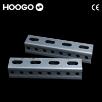 Canaux de support simples et doubles Hoogo : Système de support haute performance pour les tuyaux, les conduits de ventilation et les chemins de câbles.