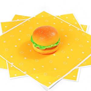 Papel Encerado Antigrasa de una Sola Cara Personalizado para Envolver Sándwiches, Hamburguesas, Galletas, Pasteles, Dulces, Pizza - Ecológico y Reciclable - Product Image 4