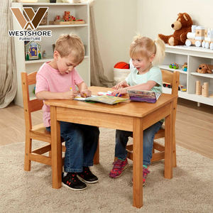 Meubles de garderie préscolaire Montessori Nursery Early Learning Center Set de table et chaises pour enfants d'âge préscolaire Crèche <span class=keywords><strong>en</strong></span> bois Design scolaire - Product Image 1