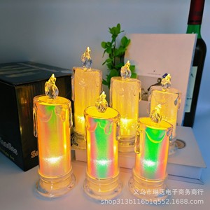 Nến LED không cháy trong suốt chạy bằng pin thân thiện với môi trường cho sinh nhật Giáng sinh Halloween Trang trí đám cưới tại nhà - Product Image 4