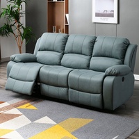 Offre Spéciale 1 + 2 + 3 fonctionnelle manuel en cuir coupe canapé inclinable ensemble 3 places pour meubles de salon