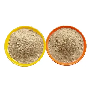 Raw material activated inorganic bentonite clay powder for oil refining treatent suppliers price ultra fine white bentonite supp