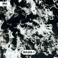 Film hydrographique à motif de flamme réaliste, film d'impression par transfert d'eau PVA pour jantes de voiture et immersion de motos, largeur 50cm 100cm
