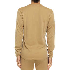Sous-vêtements thermiques en laine mérinos respirants à manches longues pour homme pour la randonnée hivernale, le <span class=keywords><strong>ski</strong></span>, couche de base sans couture - Product Image 3
