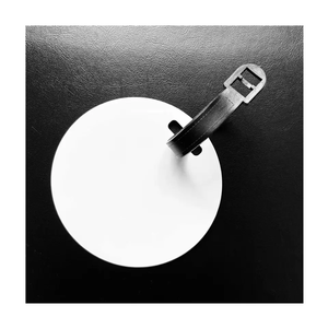 Échantillon <span class=keywords><strong>gratuit</strong></span> de matériaux imprimables d'usine personnalisé double face blanc brillant sublimation blancs étiquette de sac en métal - Product Image 6