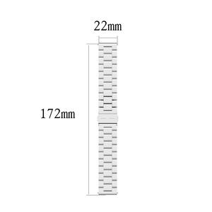 Bracelet de montre en acier inoxydable pour <span class=keywords><strong>Huawei</strong></span> Honor Magic <span class=keywords><strong>Watch2</strong></span>, 20/22mm, trois perles, pour Honor Magic Watch 2 - Product Image 2