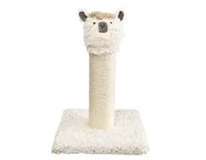 Звезда для домашних животных плюшевая сизаль Альпака форма кошка царапина дерево столб