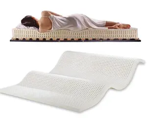 2 "weiche Festigkeit Zwillinge Größe 100% natürlicher Memory Foam Matratzen auflage