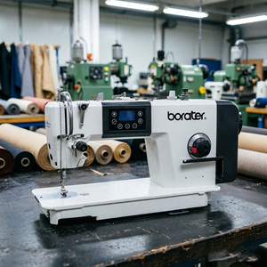 <b>Portable</b> Small Industrial <b>Sewing</b> <b>Machine</b> Single Needle Direct Drive Motor for Garment Factory B-9000D - Product Image 1