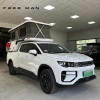 Camper extensible de luxe à coque rigide pleine grandeur pour camion tout-terrain, compatible avec Geely Radar RD6, Toyota Hilux, F150