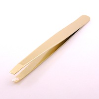 Pinzas para Cejas Flyhigh para Hombres y Mujeres, de Acero Inoxidable, Punta Inclinada, Reutilizables y Duraderas, Ecológicas, para Eliminar Vello Encarnado