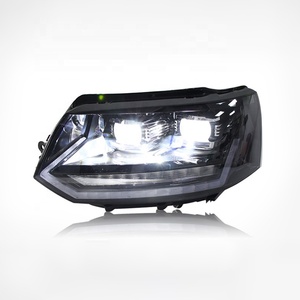 Per <span class=keywords><strong>Volkswagen</strong></span> <span class=keywords><strong>VOLKSWAGEN</strong></span> <span class=keywords><strong>CARAVELLE</strong></span> <span class=keywords><strong>T5</strong></span> LED faro 2011-2014 alloggiamento nero YZ - Product Image 1