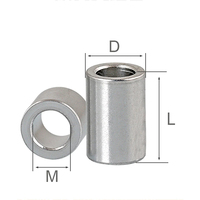 M3 m4 m5 m6 m8 Rondelles en alliage d'aluminium joint CNC manchon entretoise sans filetage pour pièce de modèle RC