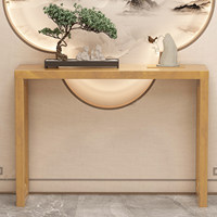 Console moderne en bois massif de style chinois, table étroite et longue pour entrée, table de couloir en noyer de style asiatique pour salon