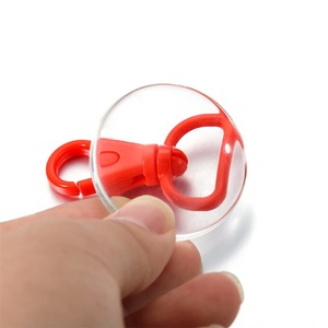 Fermoir mousqueton en résine plastique de 40 mm, couleurs bonbon, pour la fabrication de bracelets, formes variées, composants de bijoux - Product Image 4