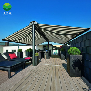 Toldo de cassette completo motorizado de aluminio plegable retráctil <span class=keywords><strong>para</strong></span> coche, <span class=keywords><strong>terraza</strong></span>, cubierta de techo y tienda de campaña - Product Image 4