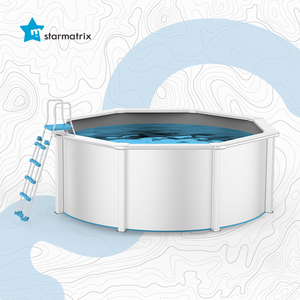 Starmatrix psp493612b/BW bán inground hồ bơi thép tường trên mặt đất hồ bơi - Product Image 2