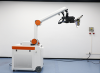 Équipement de soudage laser à fibre robotisé mobile, soudeuse laser de précision pour la réparation de moules métalliques, pour l'acier inoxydable et l'aluminium