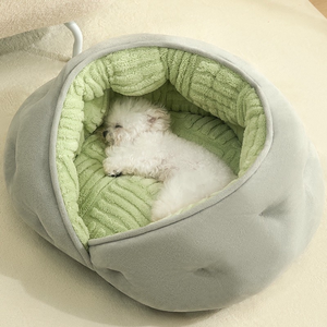 Cama para Mascotas, Sofá para Gatos y Perros, Diseño Moderno, Ecológico, Semi-cerrado, para Todas las Estaciones, Mantiene el Calor en Invierno, Desmontable y Lavable - Product Image 1