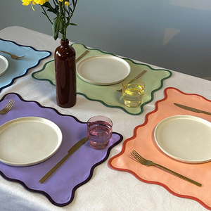 Hete Aanbieding Servetten Geborduurde Scallop Edge Servetten Servetdoekjes Onderzetters Handdoeken Groothandel Op Maat Huis Keuken - Product Image 2