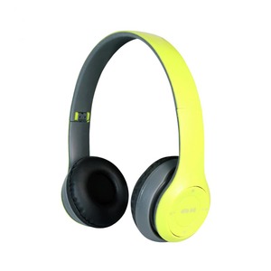 P47 5.0 ワイヤレスヘッドホン 折りたたみ式 HIFI ステレオベースイヤホン 子供用ヘルメット型ギフト マイク付き USBアダプター iPhoneゲーム対応 - Product Image 1