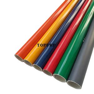 ท่อไฟเบอร์กลาสเคลือบสี ทนทานต่อการกัดกร่อน แข็งแรงสูง พร้อมบริการตัดตามความยาวที่กำหนด - Product Image 2