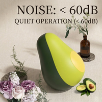 Nouveau Vibrateur Puissant en Forme d'Avocat, Stimulateur Clitoridien à Succion par Impulsions d'Air, Mini Jouet Sexuel Portable de Voyage pour Femmes