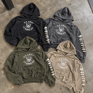 Sweat-shirts à capuche et pulls personnalisables, broderie réfléchissante, mode Y2K, motif squelette, fermeture éclair sur le côté, <span class=keywords><strong>style</strong></span> sportif - Product Image 3