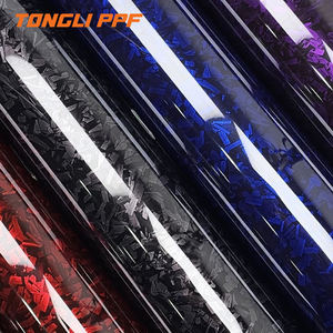 맞춤형 맞춤형 탄소 섬유 비닐 랩 56ft 슈퍼 광택 3 년 보증 PVC/PET 기반 소재 비닐 랩 - Product Image 1