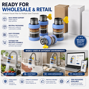 <span class=keywords><strong>Filtro</strong></span> per Acqua Universale Moderno in ABS <span class=keywords><strong>con</strong></span> 6 Stadi di Filtrazione per Lavello da Cucina e Accessori per Rubinetti - Fornitura all'Ingrosso - Product Image 6
