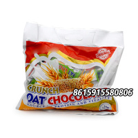 Barra de galletas de chocolate Choco de energía de leche de avena personalizada, venta al por mayor