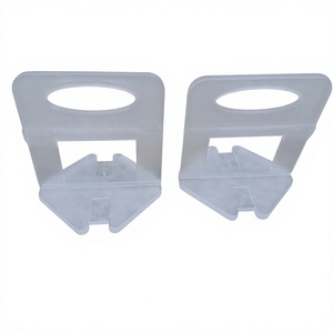 1.0mm 1.5mm 3.0mm Self-Adhesive 100pcs <b>Tile</b> <b>Leveling</b> Clips Wedges Reusable PP Plastic Transparent - Product Image 1