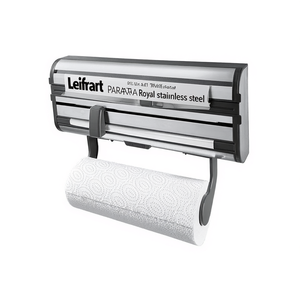 Porte-rouleau de papier toilette mural moderne Leifheit Parat Royal en acier inoxydable, accessoire de salle de bain, utilisation sans électricité - Product Image 2