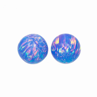 Opale synthétique en vrac, cabochon ovale de 2x3mm à 9x11mm, pierre précieuse pour la fabrication de bijoux, vente en gros directe d'usine, multicolore