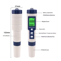 Kit de test de la qualité de l'eau de piscine numérique Accuble Home 5 en 1, testeur de TDS, stylo de test de pH