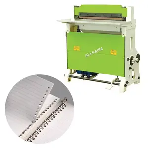 Dizüstü takvim üreticisi için sıcak satış yuvarlak ve kare delik kağıt delme makinesi